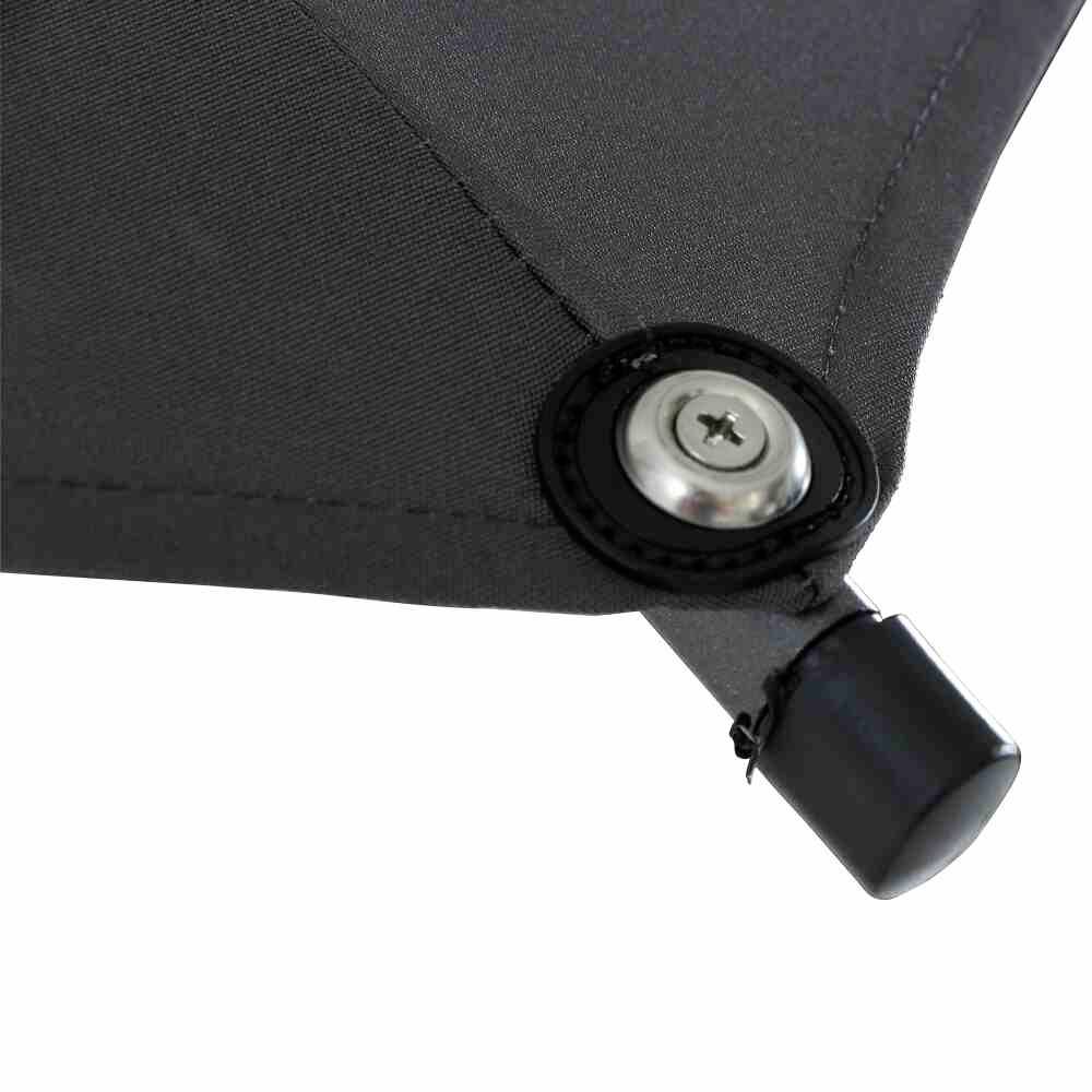 Siena Garden L30536 Mittelstockschirm Isa anthrazit 200x300cm, 6 Streben