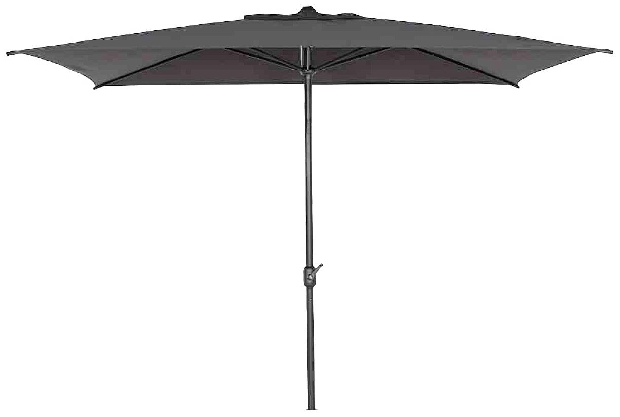 Siena Garden L30536 Mittelstockschirm Isa anthrazit 200x300cm, 6 Streben