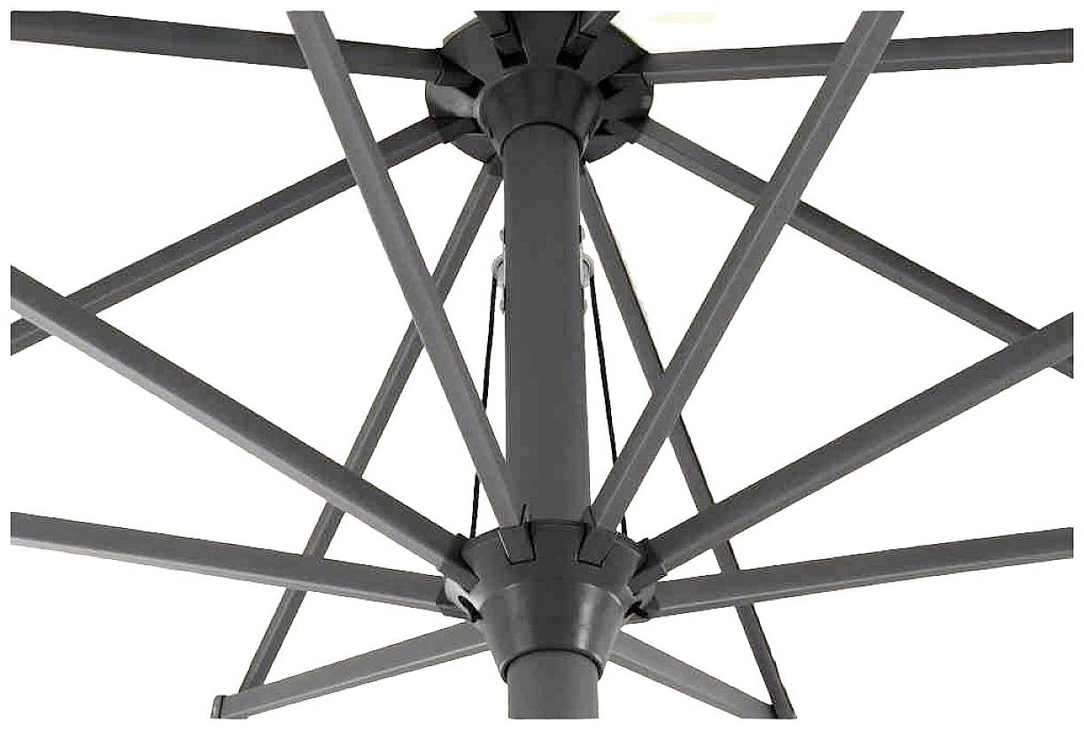 Siena Garden 7110B Mittelstockschirm Avio ecru Ø 350cm