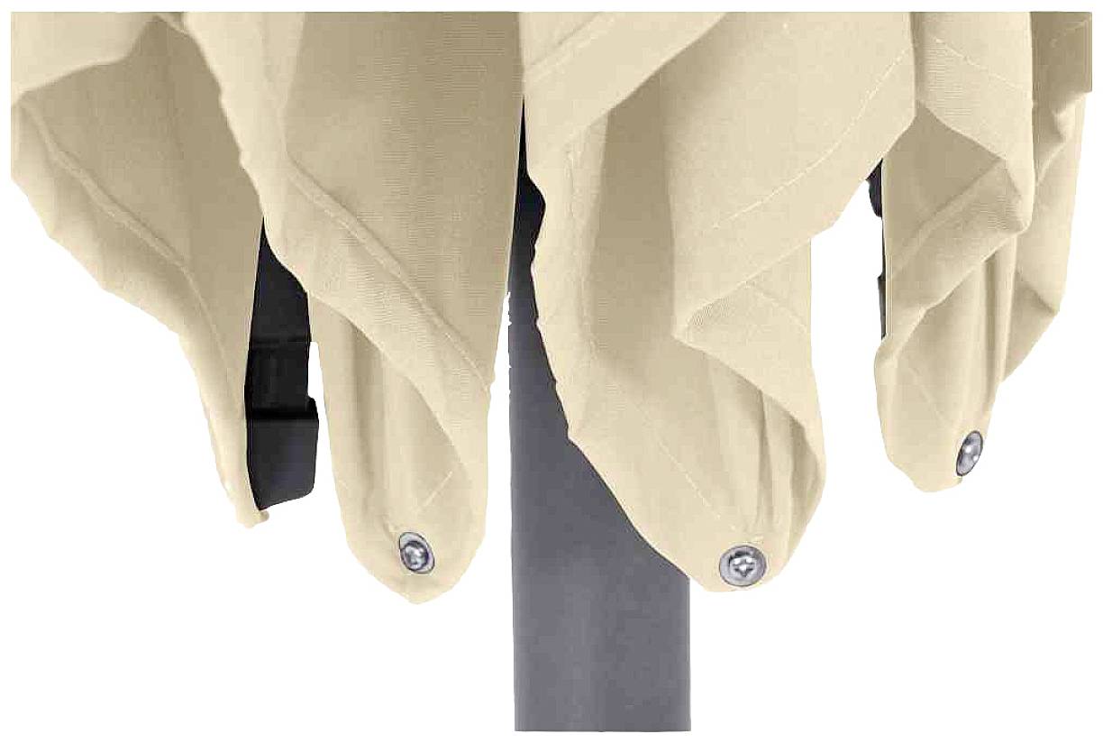 Siena Garden 7110B Mittelstockschirm Avio ecru Ø 350cm