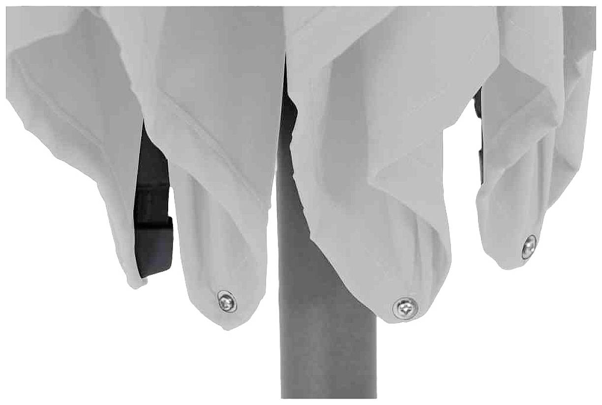 Siena Garden H97058 Mittelstockschirm Avio stone Ø 350cm