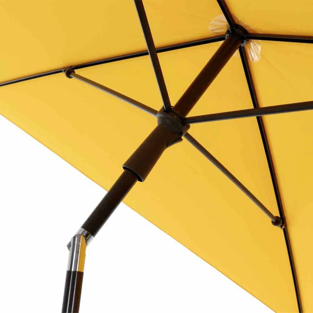 Siena Garden M32090 Mittelstockschirm City gelb 140x210cm