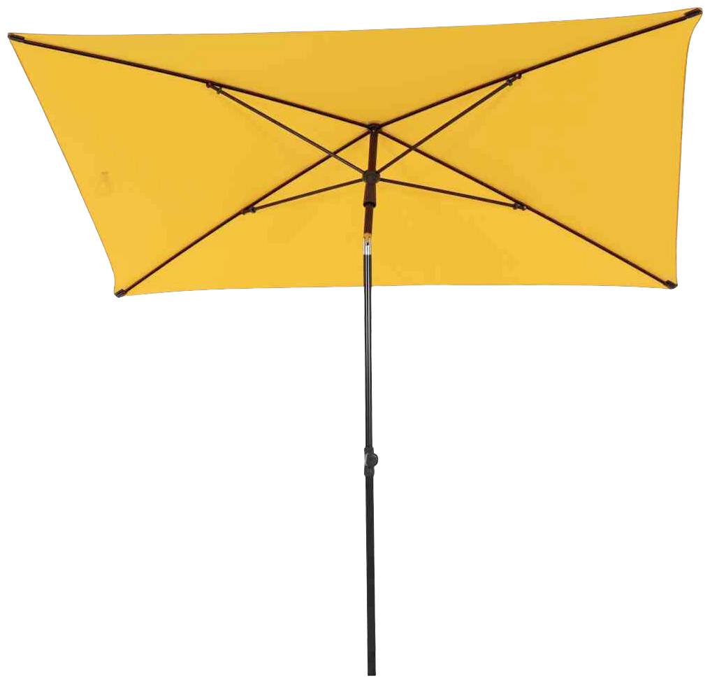 Siena Garden M32090 Mittelstockschirm City gelb 140x210cm