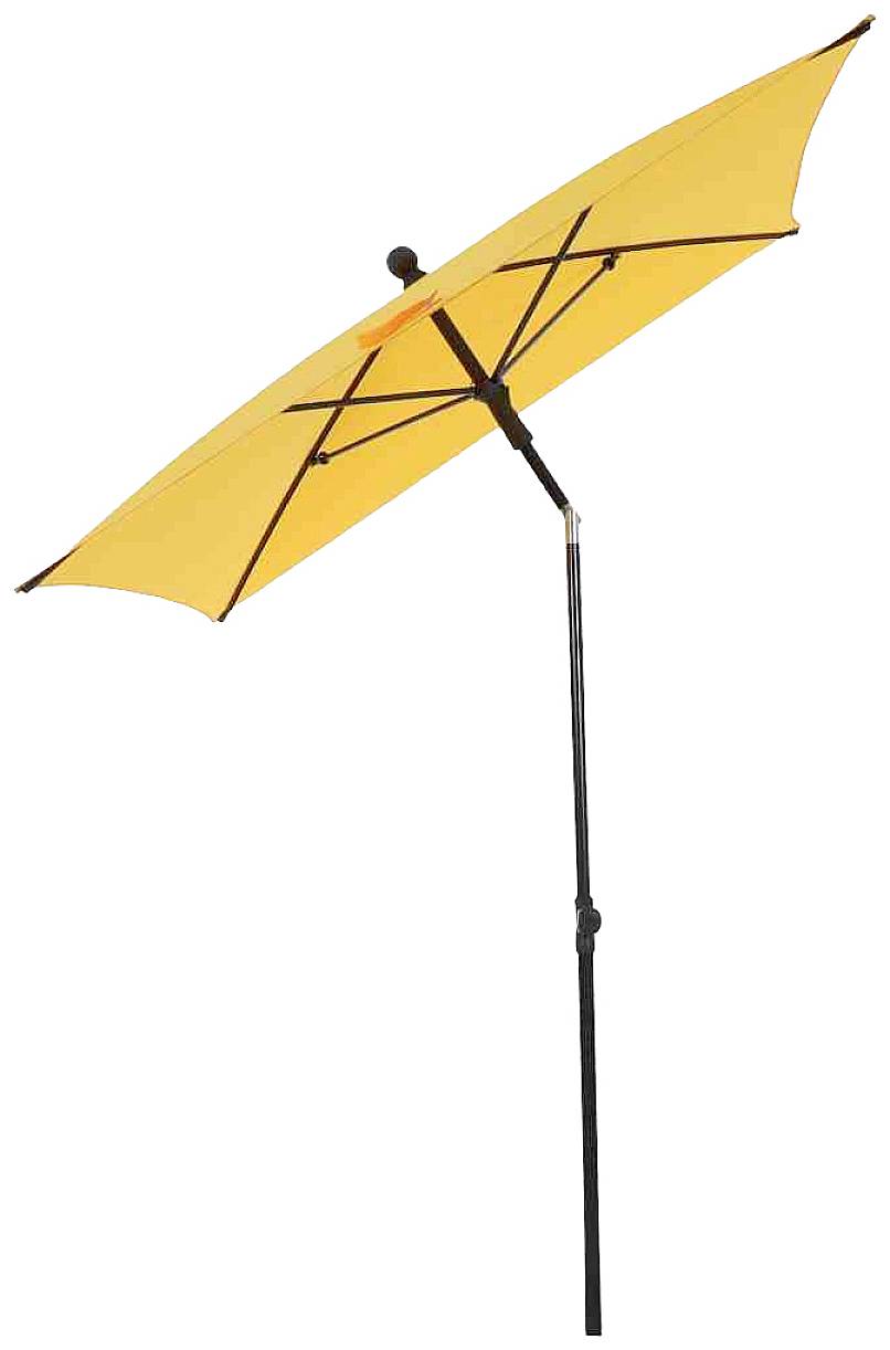 Siena Garden M32090 Mittelstockschirm City gelb 140x210cm