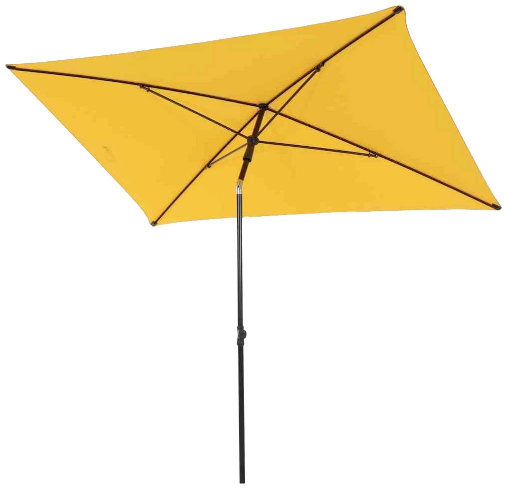 Siena Garden M32090 Mittelstockschirm City gelb 140x210cm