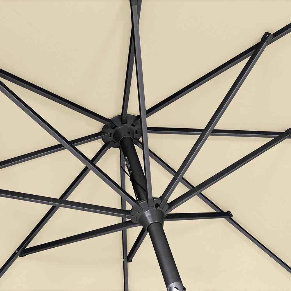 Siena Garden 7106B Mittelstockschirm Avio ecru 250x250cm