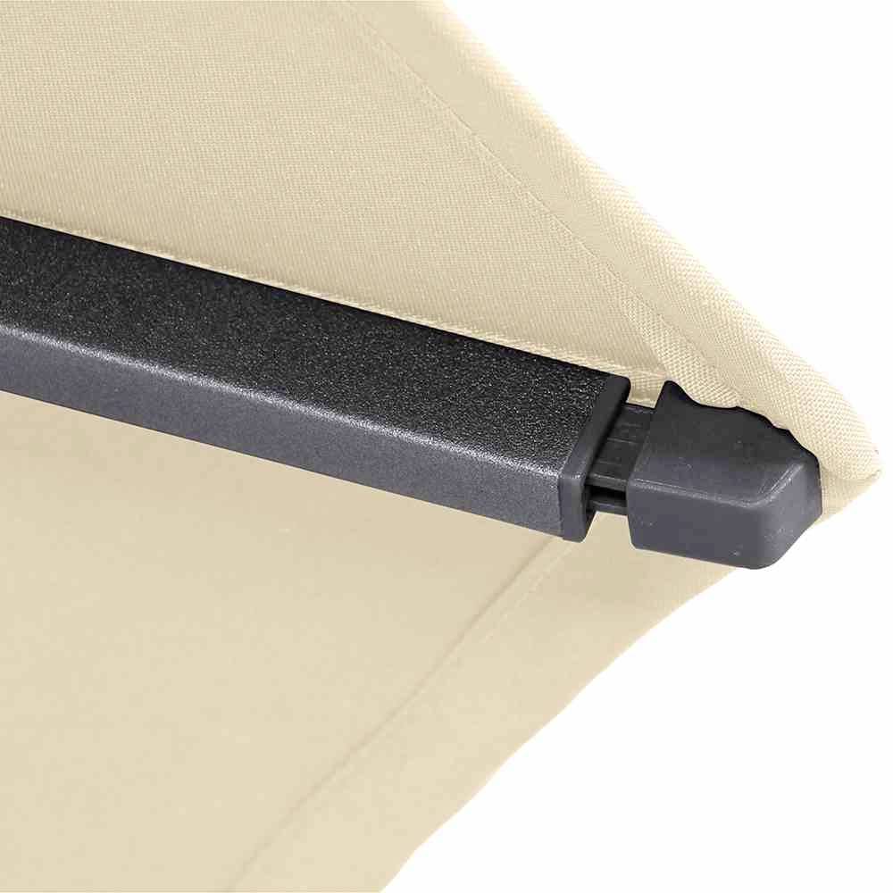 Siena Garden 7106B Mittelstockschirm Avio ecru 250x250cm