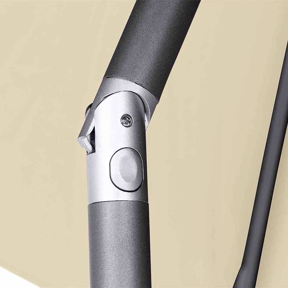 Siena Garden 7106B Mittelstockschirm Avio ecru 250x250cm