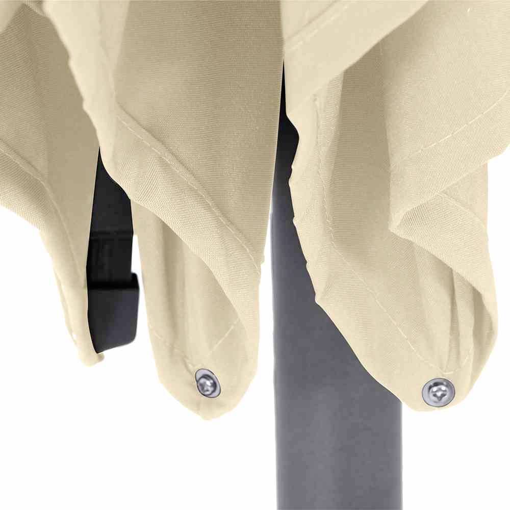 Siena Garden 7106B Mittelstockschirm Avio ecru 250x250cm