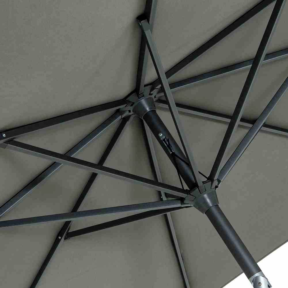 Siena Garden H49147 Mittelstockschirm Avio olive 250x250cm