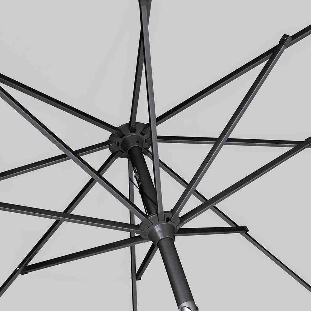 Siena Garden H96889 Mittelstockschirm Avio stone 250x250cm