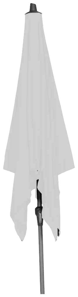 Siena Garden H96889 Mittelstockschirm Avio stone 250x250cm