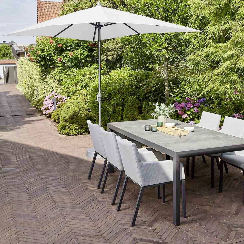 Siena Garden J31217 Mittelstockschirm Avio olive 300x200cm