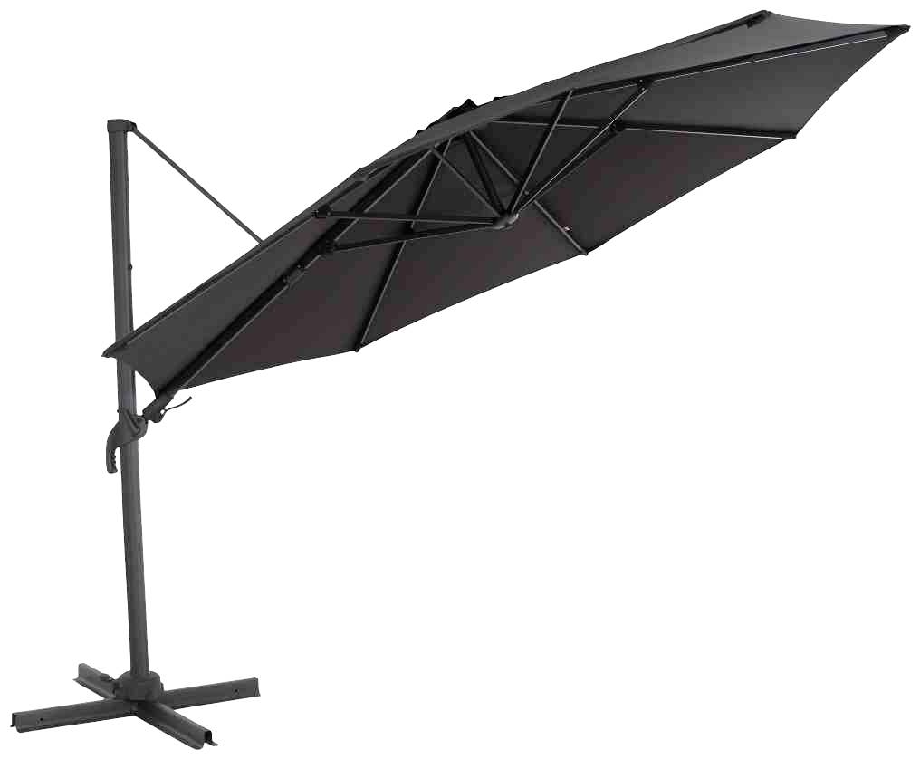 Siena Garden J05246 Ampelschirm California N+ anthrazit Ø 350cm