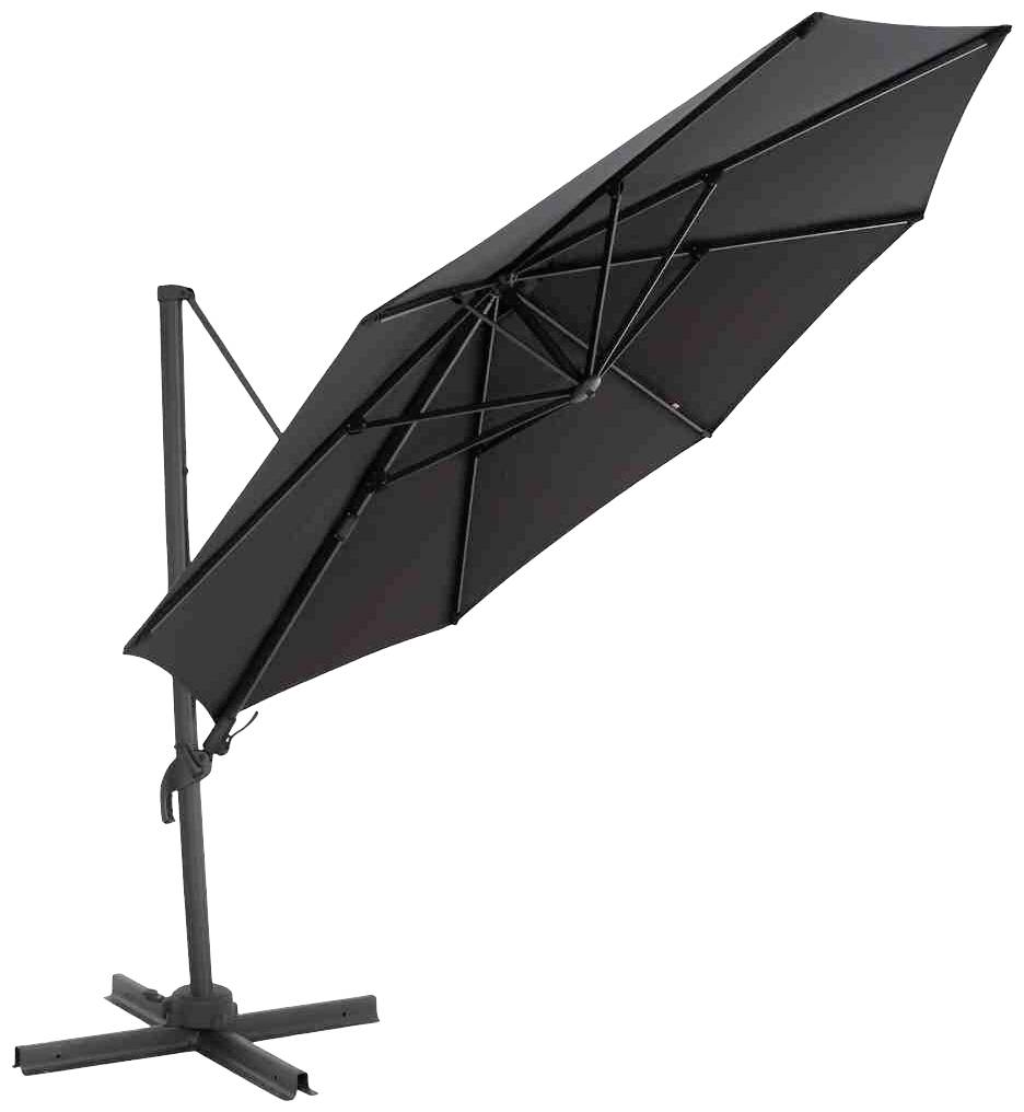 Siena Garden J05246 Ampelschirm California N+ anthrazit Ø 350cm