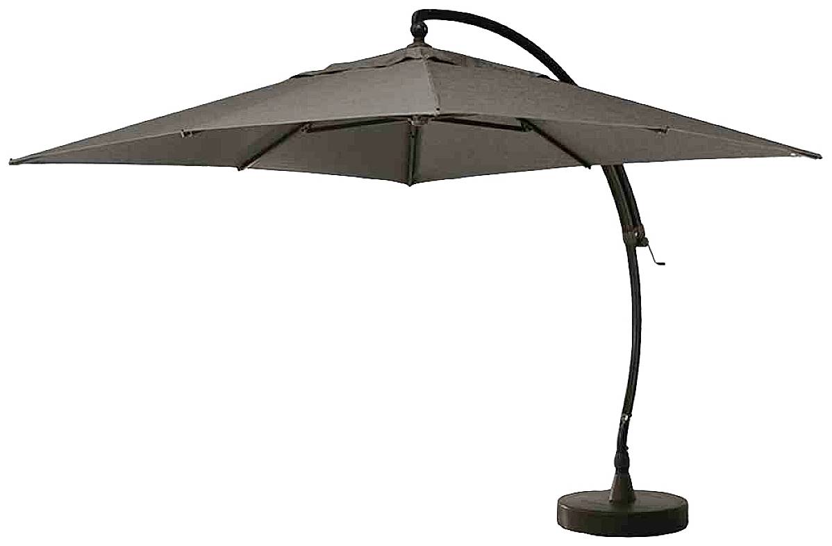 Sungarden 10218391 Ampelschirm Easy Sun 320x320 cm, grau-meliert