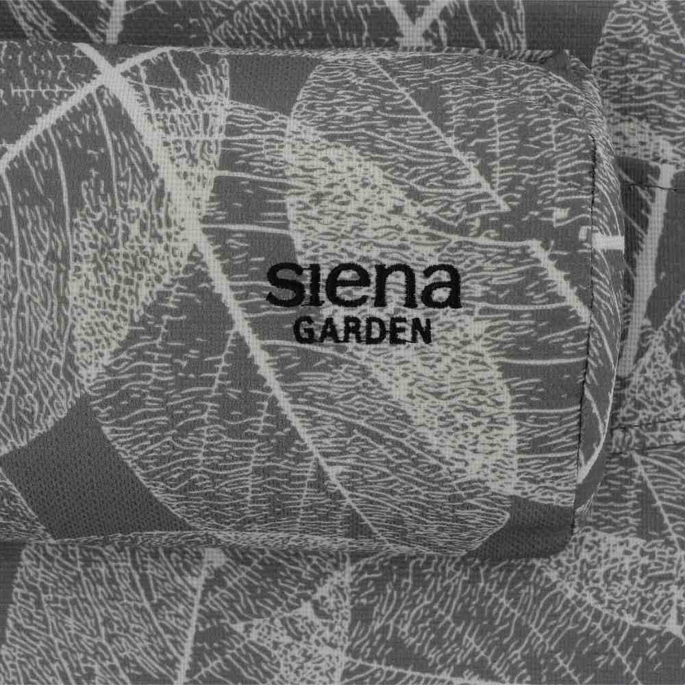 Siena Garden M51748 Campingliege RPET mit Dach, Aluminium