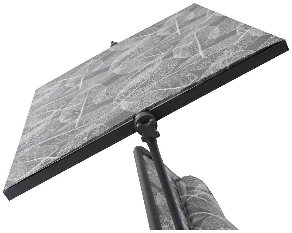 Siena Garden M51748 Campingliege RPET mit Dach, Aluminium