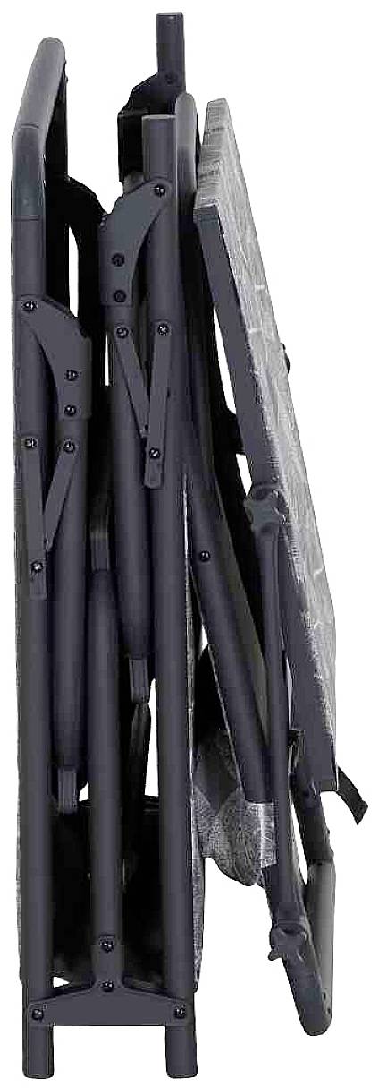 Siena Garden M51748 Campingliege RPET mit Dach, Aluminium