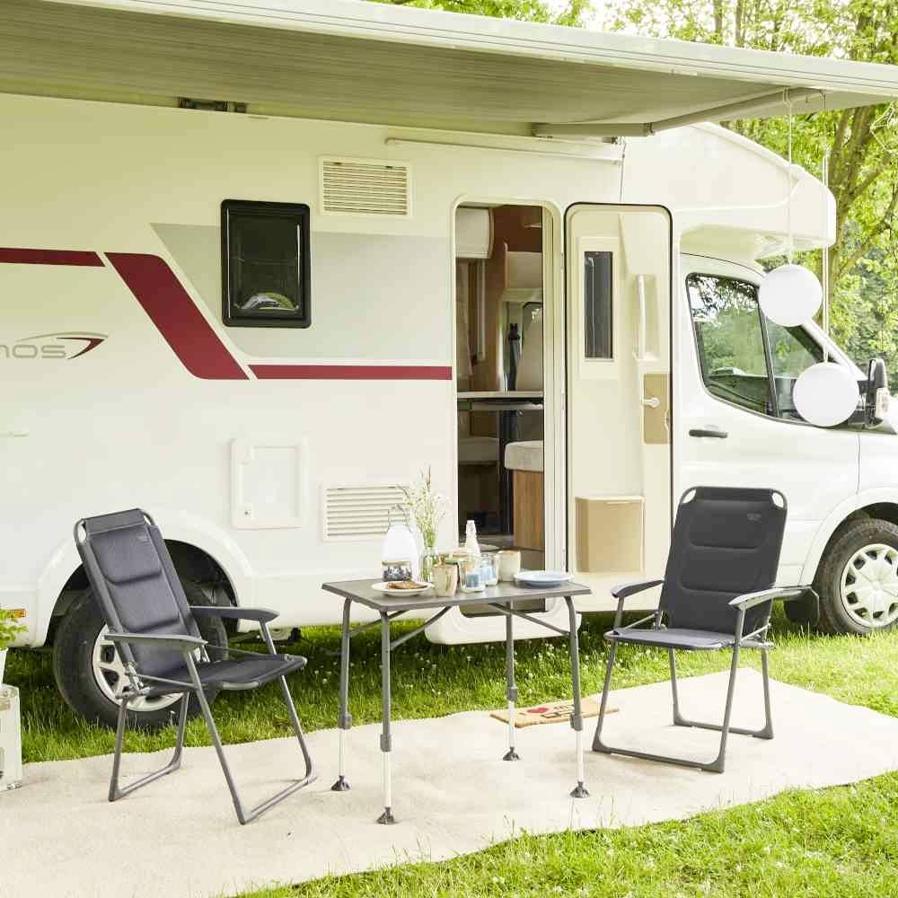 Siena Garden M31084 Campingstuhl Premium ant. Alu / 2D Mesh