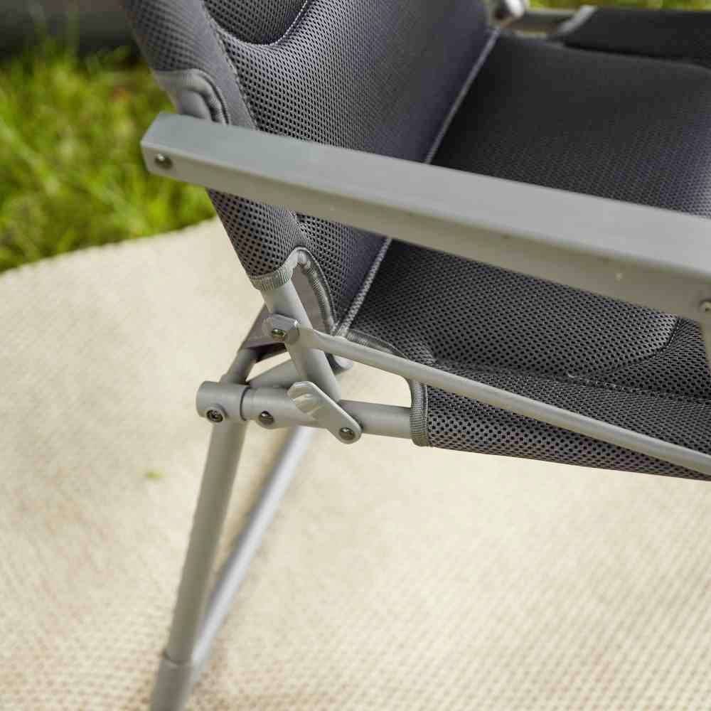 Siena Garden M31084 Campingstuhl Premium ant. Alu / 2D Mesh
