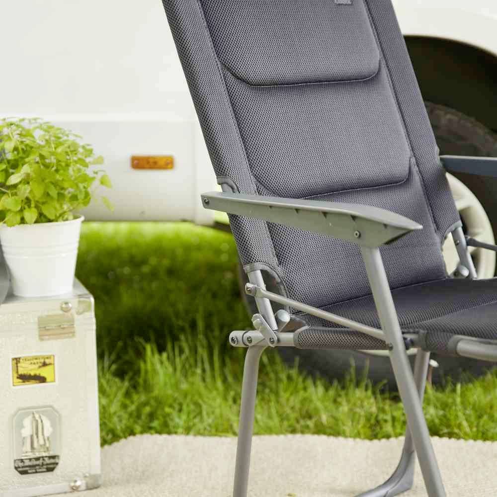 Siena Garden M31084 Campingstuhl Premium ant. Alu / 2D Mesh