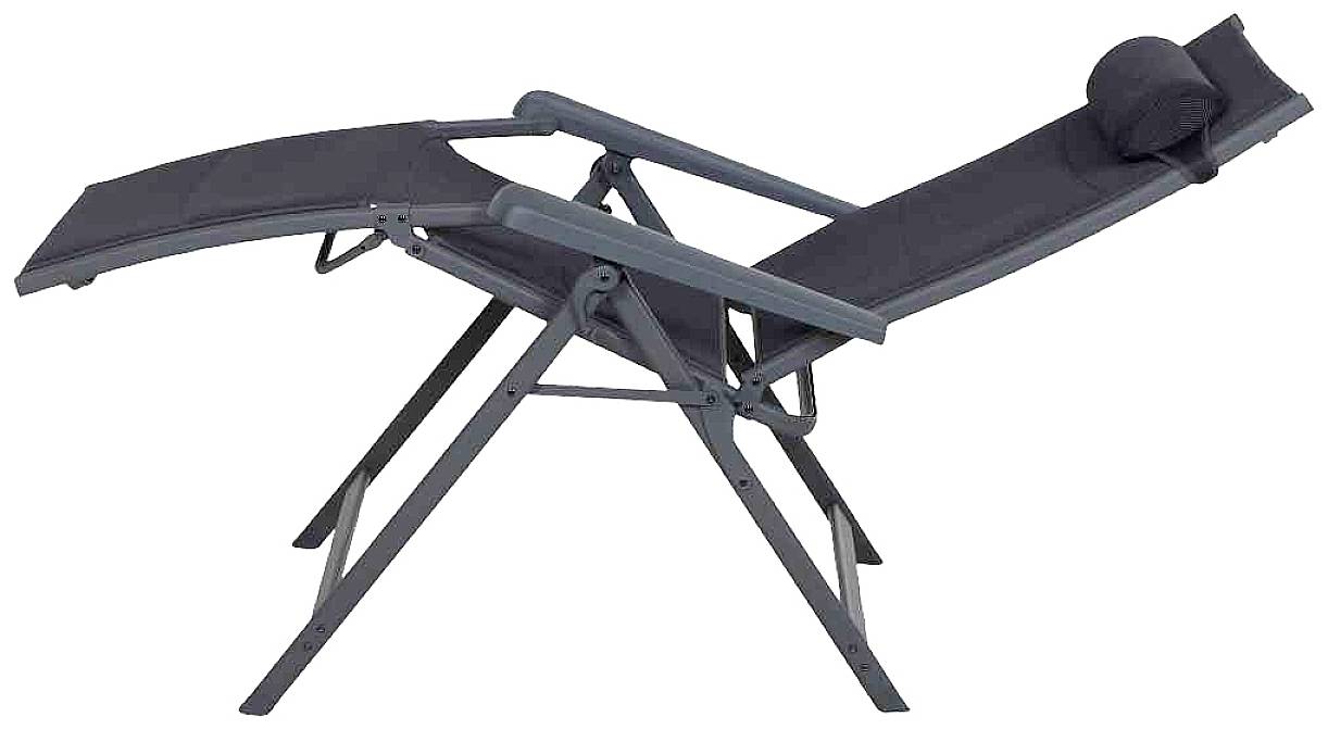 Siena Garden M31057 Camping Relax Prem. anth. Alu/2D Mesh