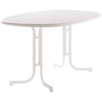 Sieger 152/W Boulevard-Klapptisch Mecalit 140x90x72 cm, weiß Sieger 152/W Boulevard-Klapptisch Mecalit 140x90x72 cm, weiß