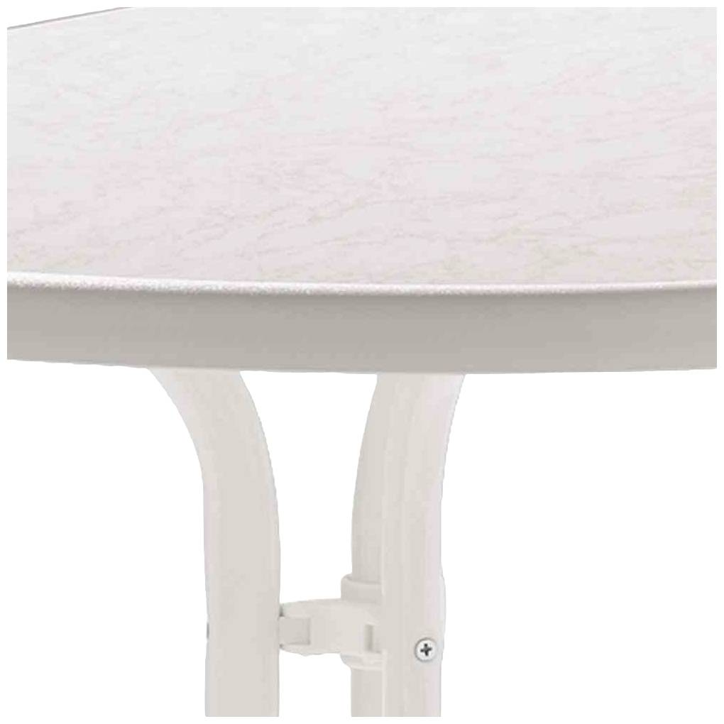 Sieger 152/W Boulevard-Klapptisch Mecalit 140x90x72 cm, weiß