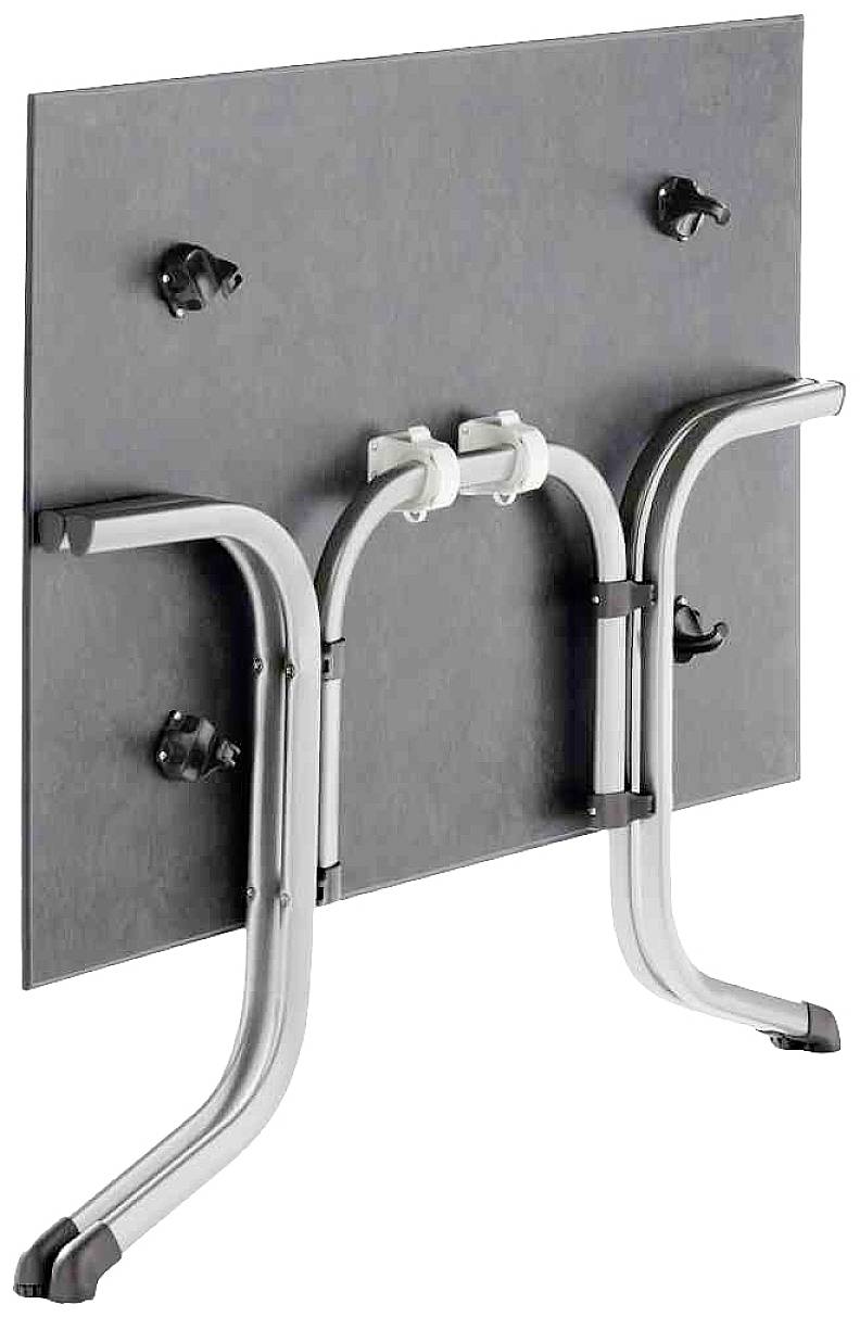 Sieger 5160-20 Klapptisch Polytec (HPL) 120x80 cm, graphit/Schiefer anthrazit