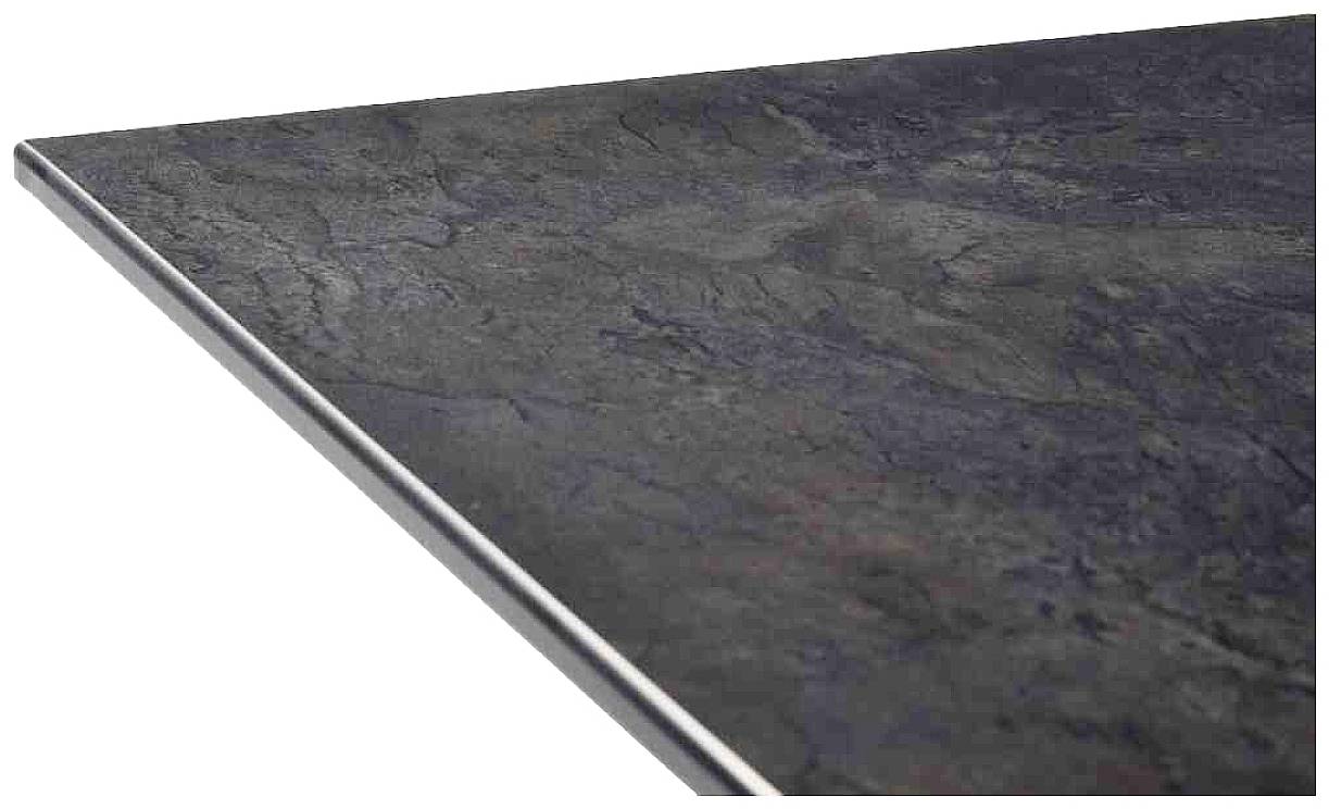 Sieger 5160-20 Klapptisch Polytec (HPL) 120x80 cm, graphit/Schiefer anthrazit