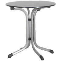Sieger 3125-50 Bouelvard-Klapptisch vivodur Ø 68 cm, graphit/Schieferoptik anthrazit Sieger 3125-50 Bouelvard-Klapptisch vivodur Ø 68 cm, graphit/Schieferoptik anthrazit