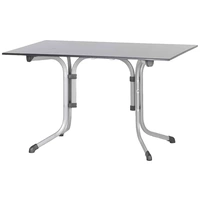 Sieger 3160-50 Bouelvard-Klapptisch vivodur 120x80 cm, graphit/Schieferoptik anthrazit Sieger 3160-50 Bouelvard-Klapptisch vivodur 120x80 cm, graphit/Schieferoptik anthrazit