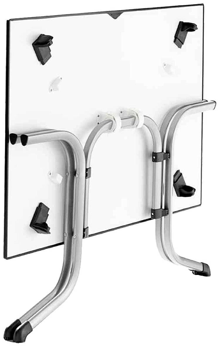 Sieger 3170-55 Bouelvard-Klapptisch vivodur 140x90 cm, eisengrau/Schieferoptik anthrazit