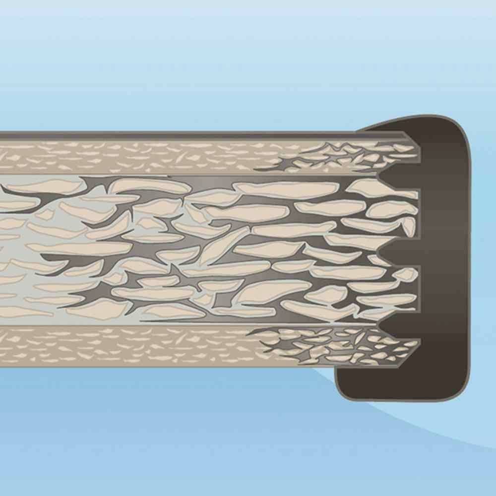 Sieger 3170-55 Bouelvard-Klapptisch vivodur 140x90 cm, eisengrau/Schieferoptik anthrazit
