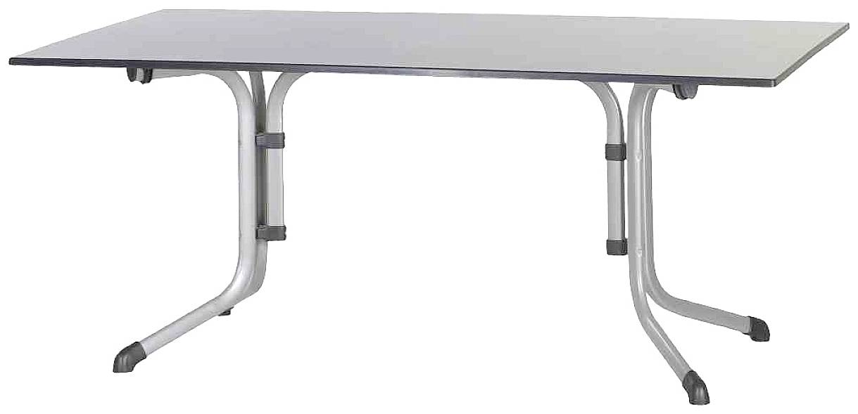 Sieger 3180-50 Bouelvard-Klapptisch vivodur 165x95cm graphit/Schieferoptik anthrazit