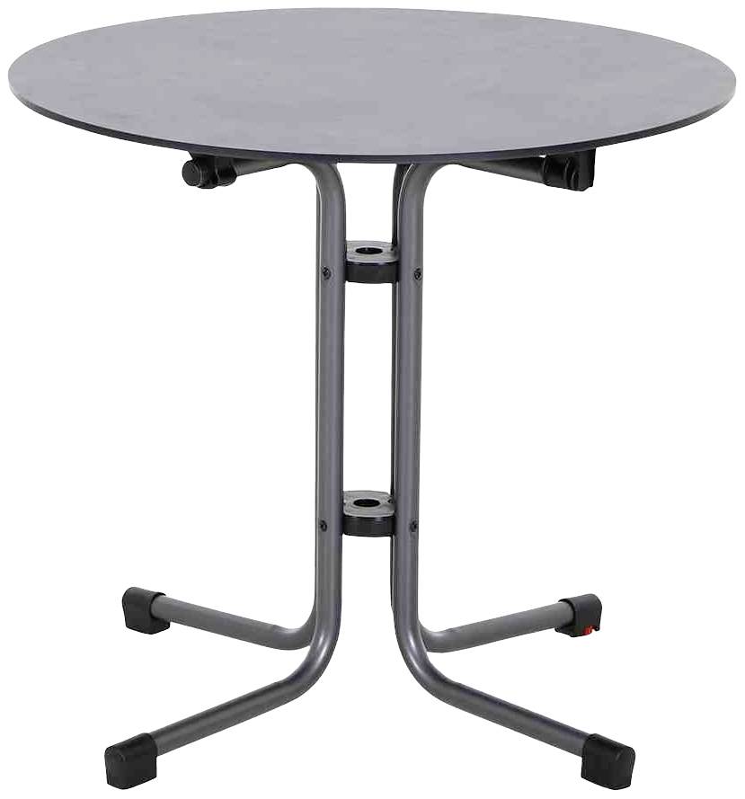 Siena Garden 01903559 Klapptisch Sola Ø 80 cm, anthrazit