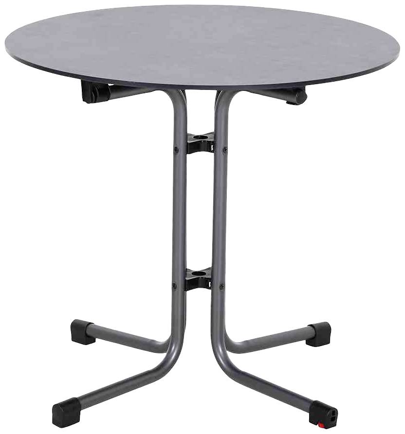 Siena Garden 01903559 Klapptisch Sola Ø 80 cm, anthrazit