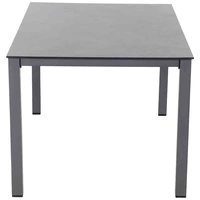 Siena Garden 01122559 Sola Dining Tisch 160x90 cm, anthrazit Gestell Aluminium anthrazit, Tischplatte HPL dark stone Siena Garden 01122559 Sola Dining Tisch 160x90 cm, anthrazit Gestell Aluminium anthrazit, Tischplatte HPL dark stone