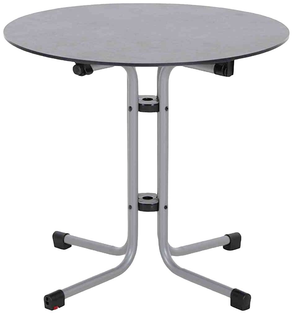 Siena Garden 01903560 Klapptisch Sola Ø 80 cm, silber