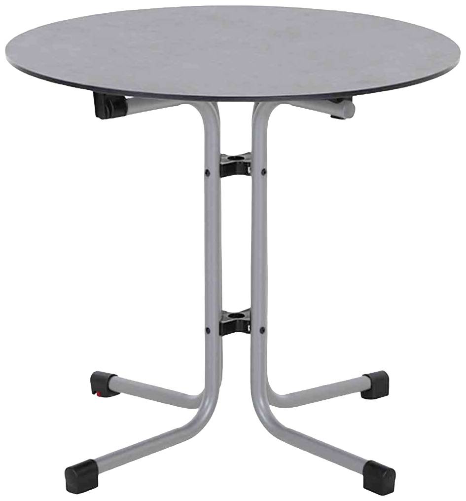 Siena Garden 01903560 Klapptisch Sola Ø 80 cm, silber