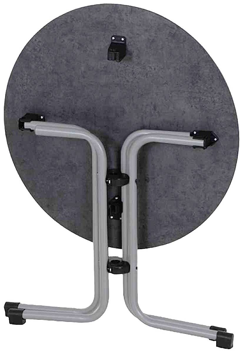 Siena Garden 01903560 Klapptisch Sola Ø 80 cm, silber