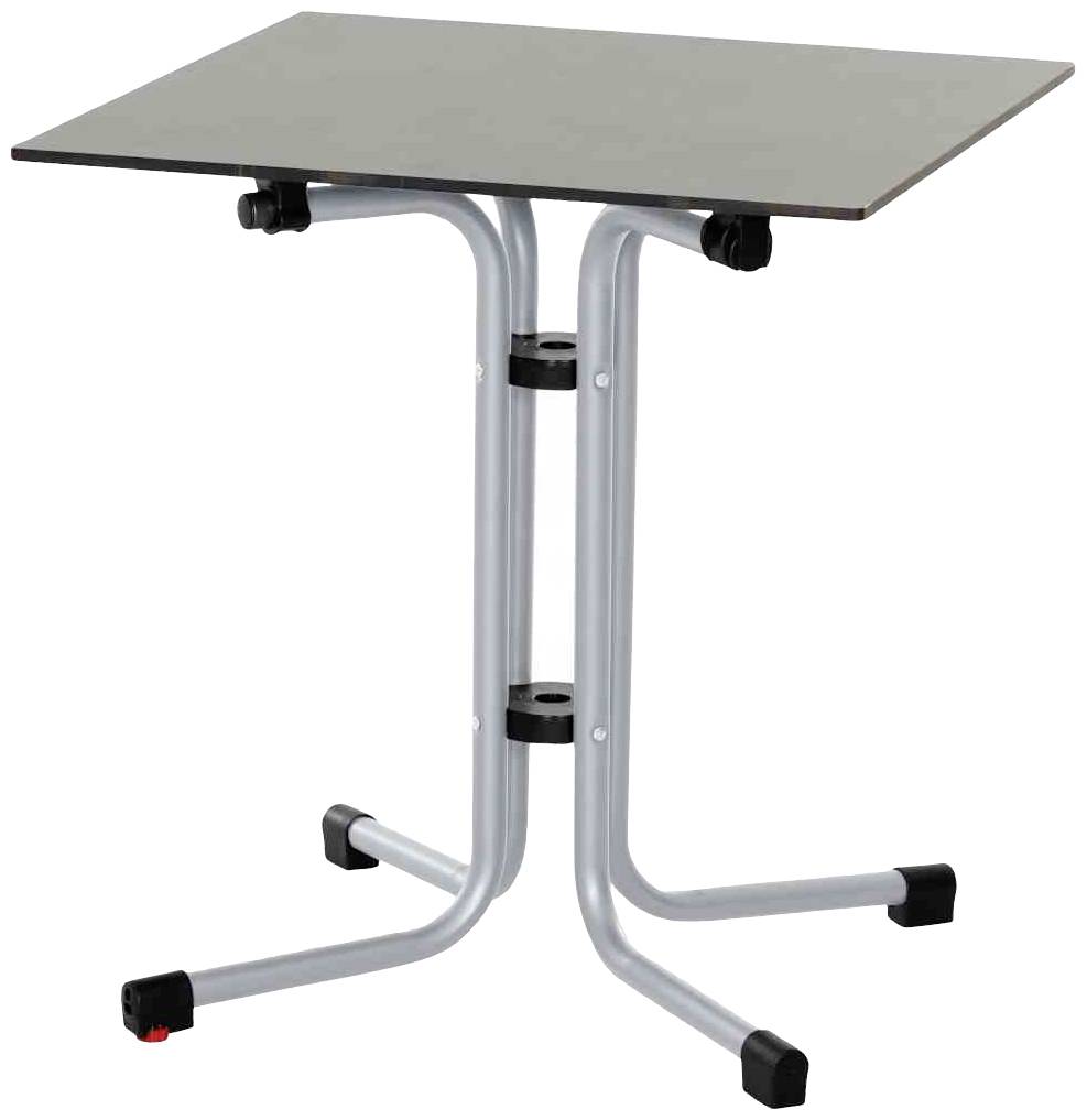 Siena Garden 01914560 Klapptisch Sola 65x65 cm, silber