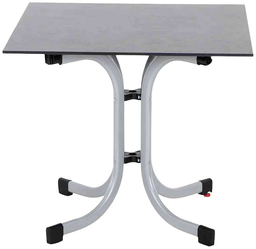 Siena Garden 01910560 Klapptisch Sola 80x80 cm, silber