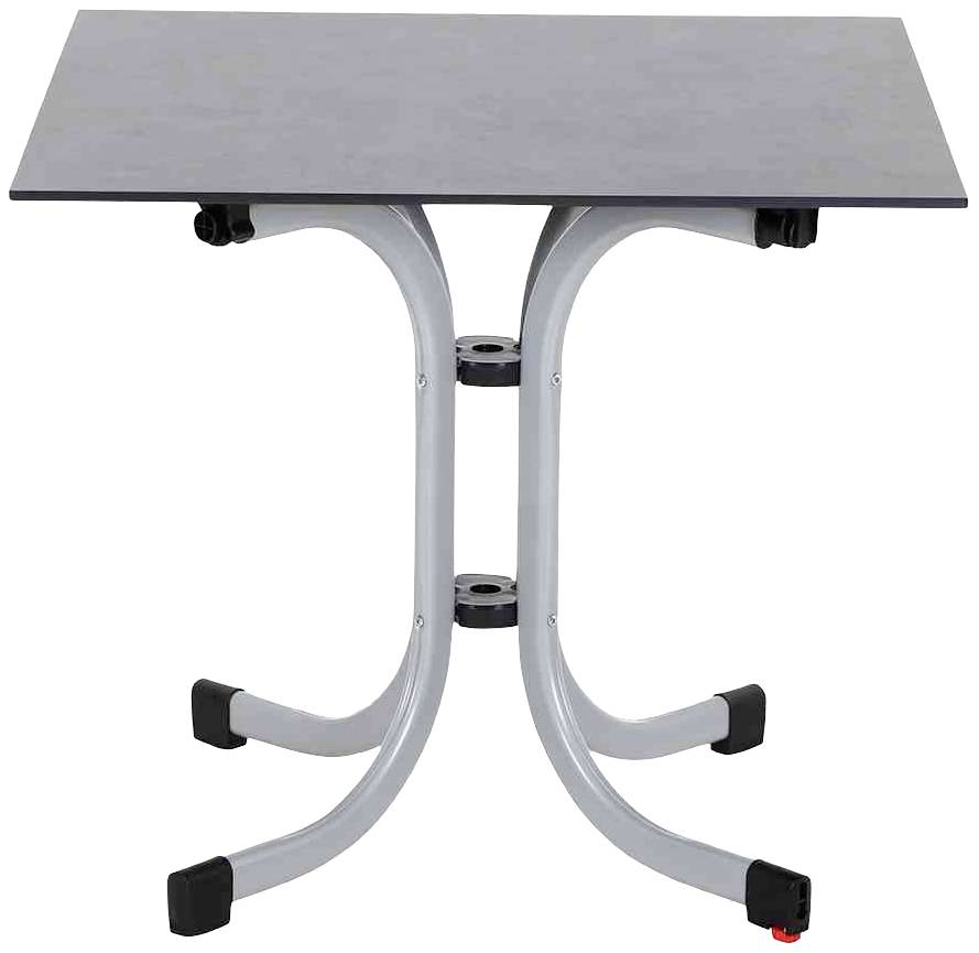 Siena Garden 01910560 Klapptisch Sola 80x80 cm, silber