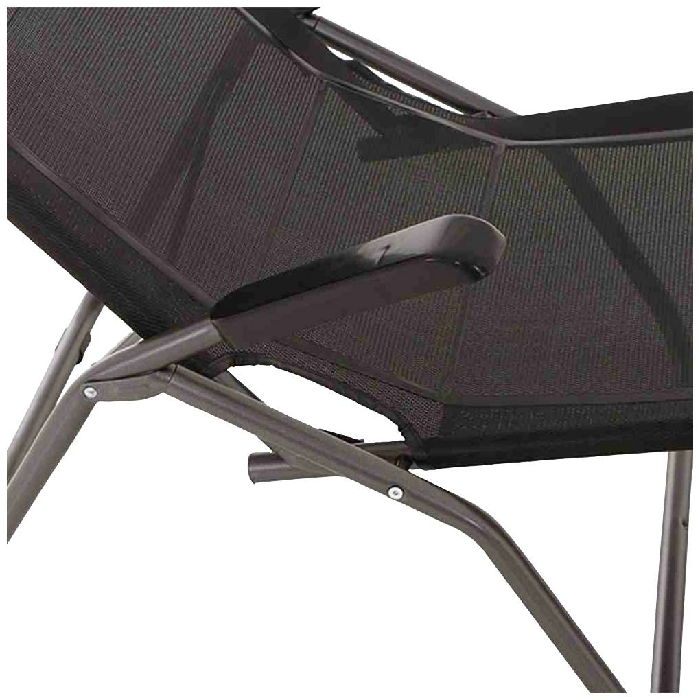 Siena Garden 02612303G Kippliege Anco anthrazit/schwarz