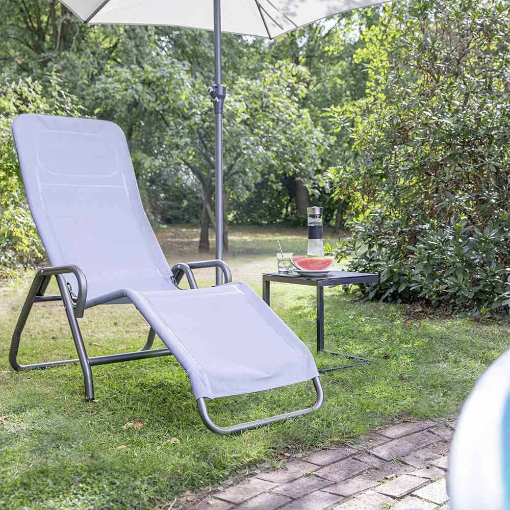 Siena Garden 02613323 Kippliege Bito anthrazit/taubenblau