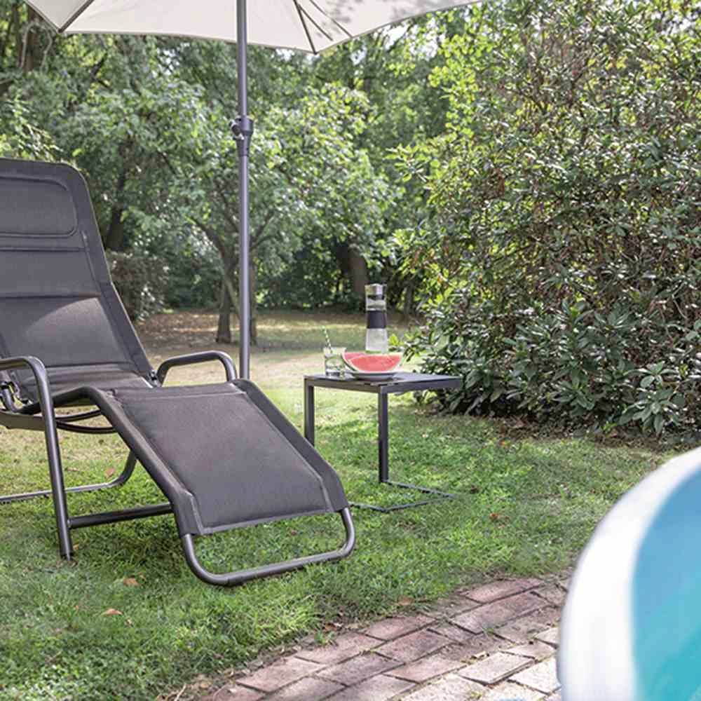 Siena Garden 02604303G Kippliege Fano anthrazit/schwarz