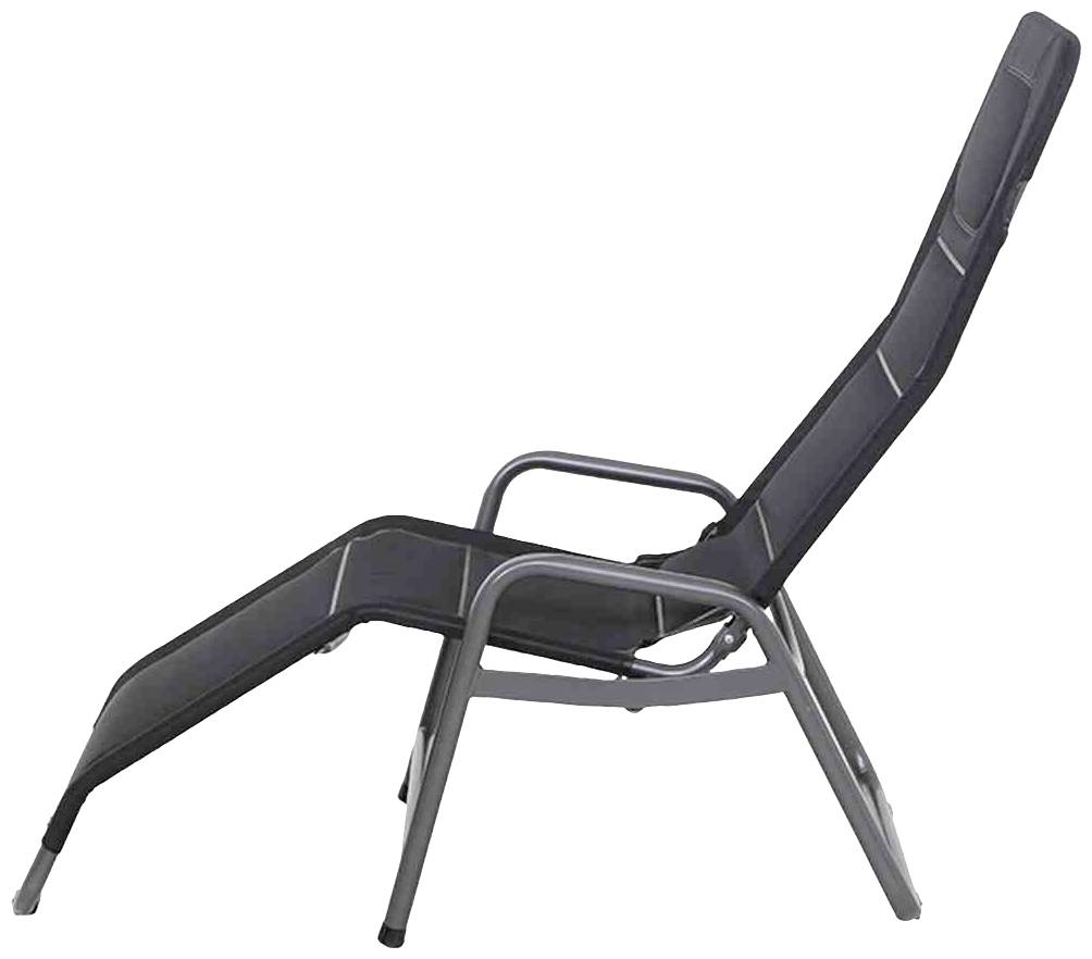 Siena Garden 02604303G Kippliege Fano anthrazit/schwarz