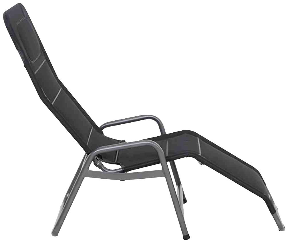 Siena Garden 02604303G Kippliege Fano anthrazit/schwarz